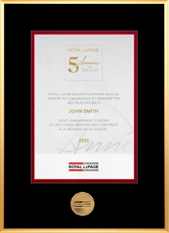 GRANDE ATTESTATION DE LONGS ETATS DE SERVICE